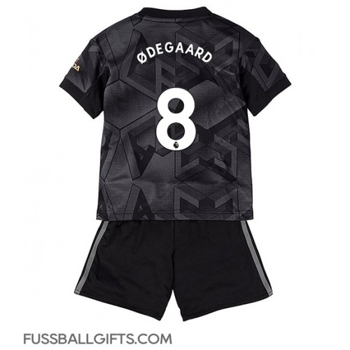 Arsenal Martin Odegaard #8 Fußballbekleidung Auswärtstrikot Kinder 2022-23 Kurzarm (+ kurze hosen)